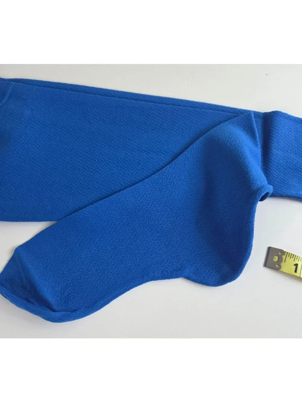 Vtg Girls Full Fashioned Non-Run Tights Blue Size Large Retro Packaging